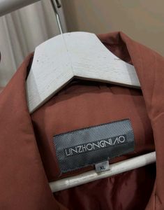 Rust Colored Casual Jacket