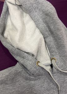 Grey Hooded Top