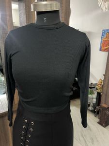 Black Long Sleeve Top