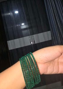 Green Bangles 2&#34;6 inch