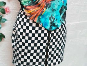 🎁Buy Two Get One Free🎁Checkered Mini Skirt