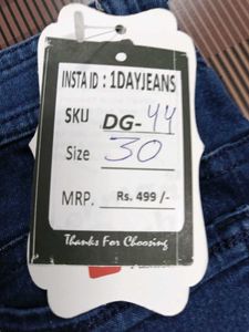 DG-44 Size-30 Slim Fit Women Denim Jeans