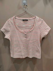 Striped Crop Top