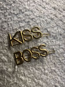 BOSS &amp; KSS Gold Hair Clips