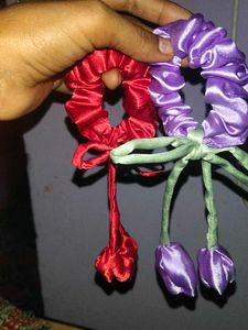 3 Tulips Scrunchies Available