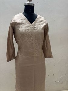 Elegant Beige Kurta