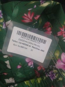 Green Floral Kurta Set