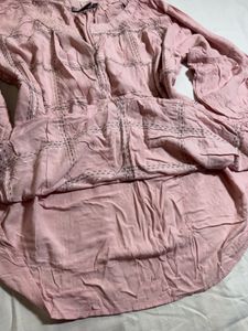 Pink Embellished Top
