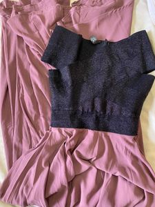 Mauve Full Gown Dress