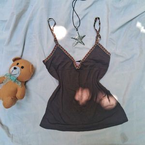 Y2k Vintage Fitted Top