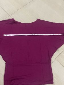 Purple Batwing Top