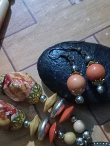2 Unique Necklace &amp; Earring Set