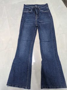 Premium Midnight Blue Whisker Bootcut Jeans