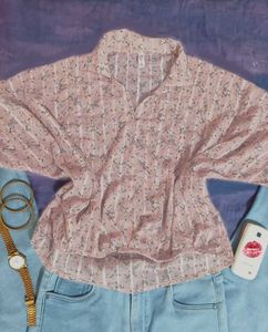 Dusty Pink Oversized Top