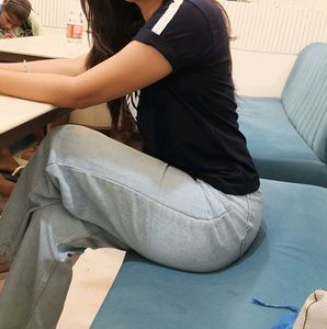 Light Wash Wide Leg Jeans
