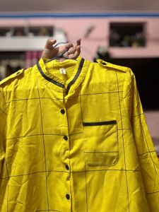 Yellow Checked Shirt