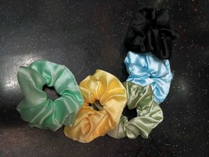 Colorful Hair Scrunchies