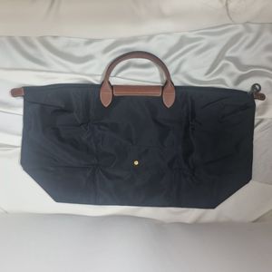 Authentic Long Champ Black Handbag