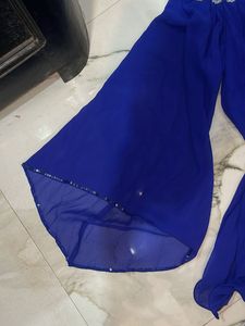 Chic Blue Party Dress