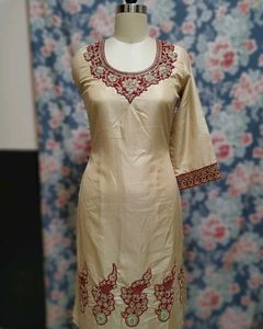 Golden dabka work garara