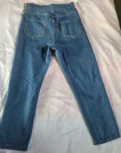 Blue denim jeans for women
