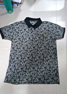 Patterned Men's Polo Shirt