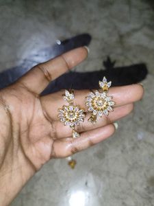 Silver Jhumka Earrings