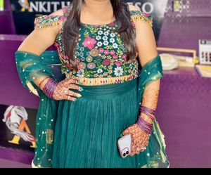 Bottle Green Lehenga 💚