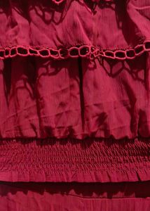 Red Ruffled Co-Ord Set