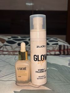 It’s a lame serum and Zudio setting mist combo