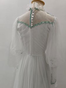 Elegant White vintage Gown