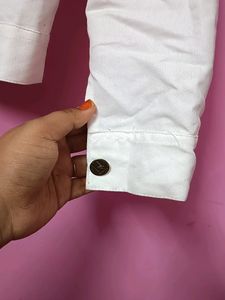 White Jean Shrug