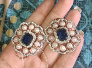 Trendy Party Wear Pearl Earrings