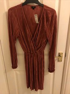 River Island Pleated Midi Dress