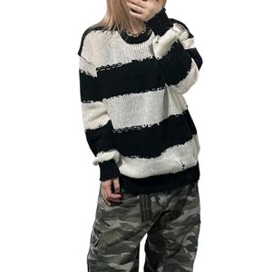 Striped Knit Sweater