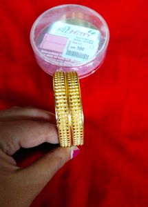 Shrihari Gold Plated Bangles
