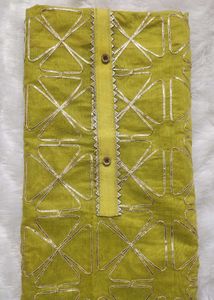 Chanderi Gota Patti Suit Material