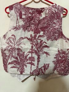 Tropical Print Vest Top (Westside)
