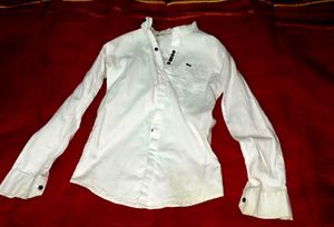 White Button-Down Shirt