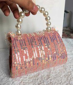 Pearl Embellished Clutch