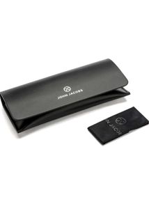 Grey Black Full Rim Square John Jacobs Sunglasses