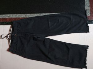 Charcoal Denim Wide Leg Jeans Zudio