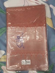 Banaras Saree With Blouse ( Silver)