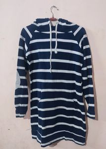 Women Sweatshirt With Attach Cap