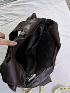 Bag Soft Leather Brown Color New Hai Ple Cash