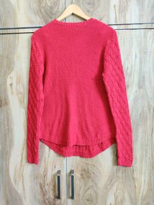 Coral Knit Sweater size-36
