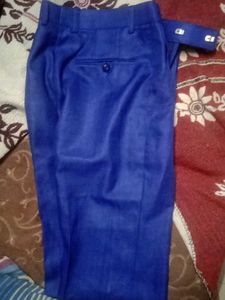Blue  Formal New Stitched 28 Waist Pur Bell Bottom