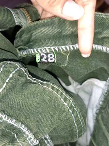 Green Denim Jeans