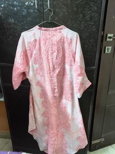 Pink Printed Tunic Top