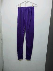 Purple Viscose Lycra Leggings